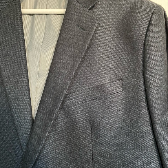 BANANA REPUBLIC MEN BLUE SPORT COAT SLIMFIT 42R - Picture 3 of 13